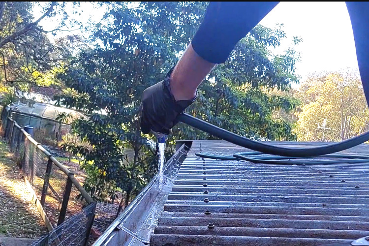 

In wollongong, a specialized gutter cleaning company achieves impressive outcomes by utilizing a standard garden hose for their cleaning operations.